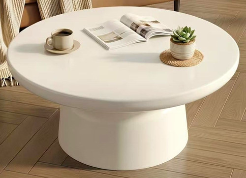 Round white wood - round,