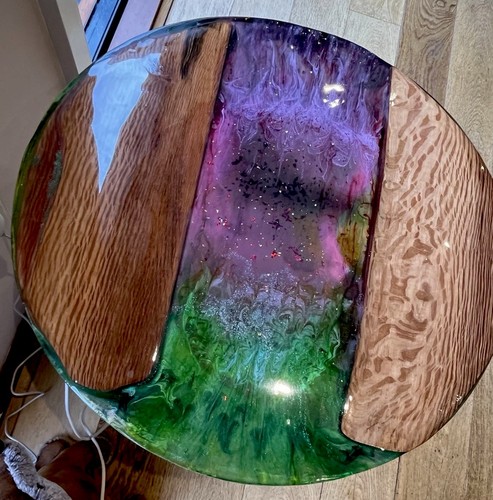 Epoxy and solid - and, round