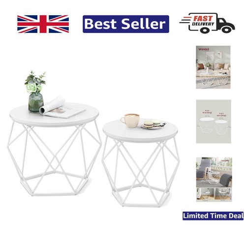 Durable round side tables with - tables,