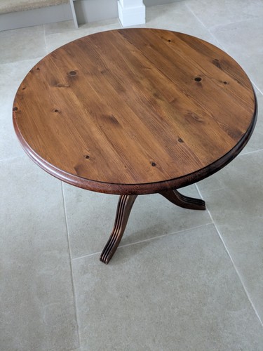 Solid wood occasional round - solid,