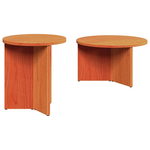 Coffee table pcs solid pine - coffee,