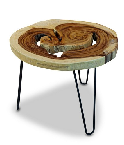 Coffee table tree disc sofa - coffee,