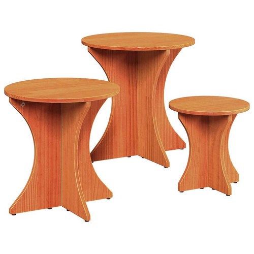 Coffee table pcs - coffee, round