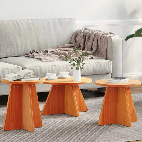 Coffee table pcs wax - coffee,