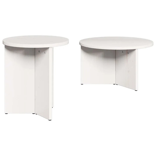 Coffee table pcs solid pine - coffee,